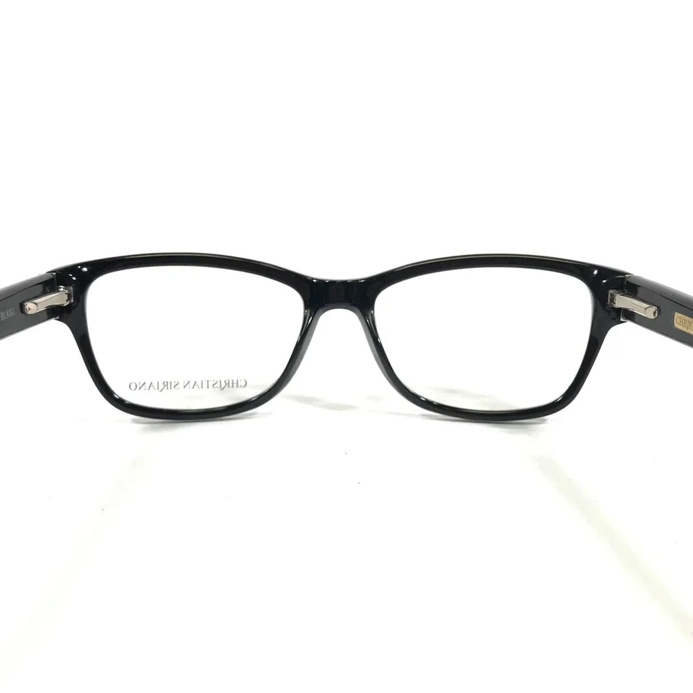 Christian Siriano Eyeglasses Frames GIGI BLKGL Black Glitter Sparkles 52-17-140